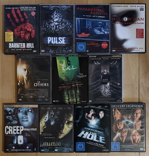 Horror dvds filme discs - dvds, 12