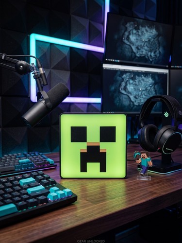 Minecraft creeper lampe - creeper, led