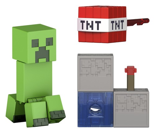 Minecraft actionfigur creeper - actionfigur,